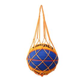 Sports Bag Basketball Football Volleyball Mesh Bag Basketball Bag Bold Storage (Option: Thick Yellow-Bulk)