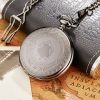 Antique Steampunk Vintage Roman Numerals Quartz Pocket Watch Multicolor Case Necklace Pendant Clock Chain Men's Women 2020