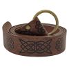 1pc Hot Sale Medieval Celtic Embossed Belt Vintage Knight Ring Belt Stage Props Vintage Wear Belt