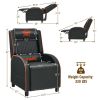 Massage Gaming Recliner Chair with Headrest and Adjustable Backrest for Home Theater