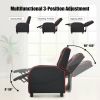 Massage Racing Gaming Single Recliner Chair