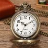 Rabbit Animal Roman Numerals Quartz Pocket Watch Easter Souvenir Hollow Case Steampunk Vintage Pendant Necklace Gifts Clock