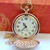 New Bronze Vintage Retro Wall Watch Indian Pattern Pocket Watch Necklace Pendant Men Women Watches Quartz Watches Relogio