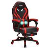 Computer Massage Gaming Recliner Chair with Footrest